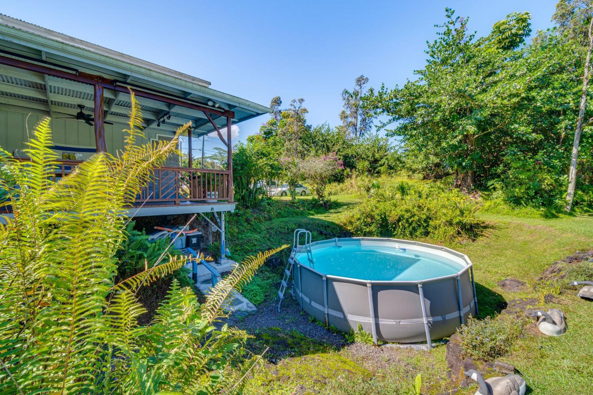 Keaau Apartment On Beautiful Acre With Pool And Deck! 외부 사진